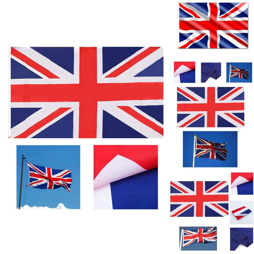 Prémiový dekorativní banner s britskou vlajkou pro slavnosti 90 cm x 150 cm