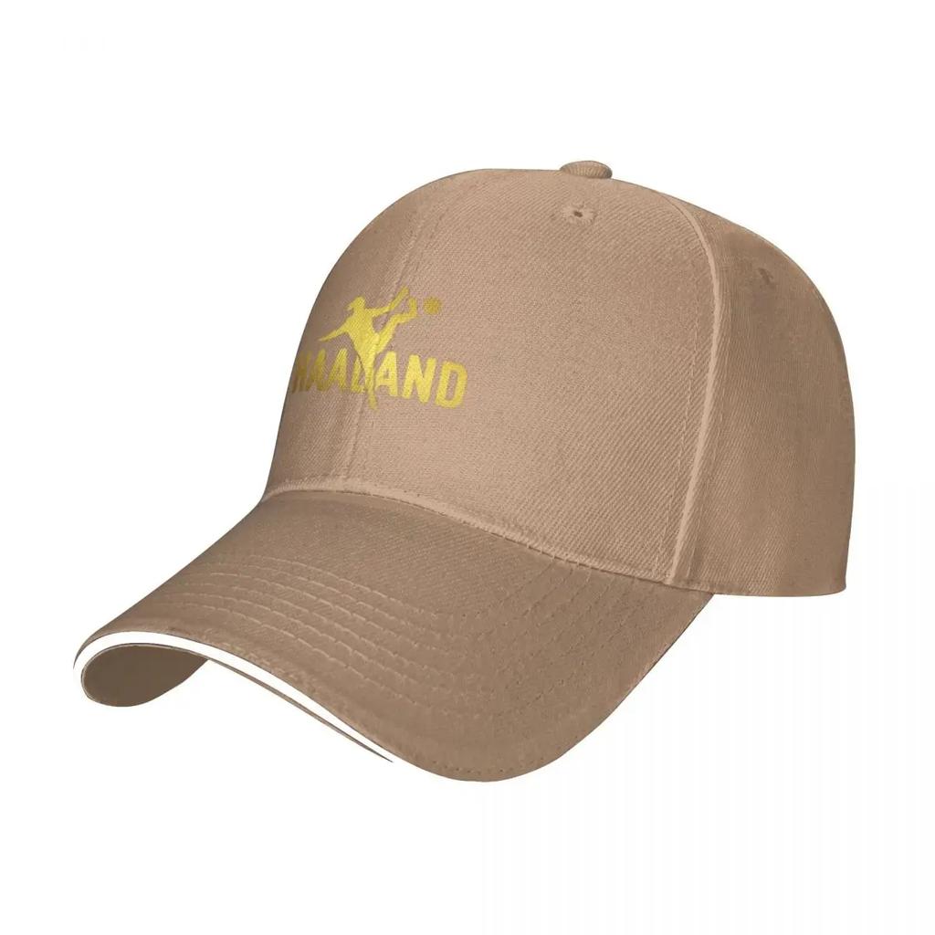 Golden Haaland Cap Summer Baseball Caps Women High-end FeUnisex Beach Sun Hat Peaked Cap