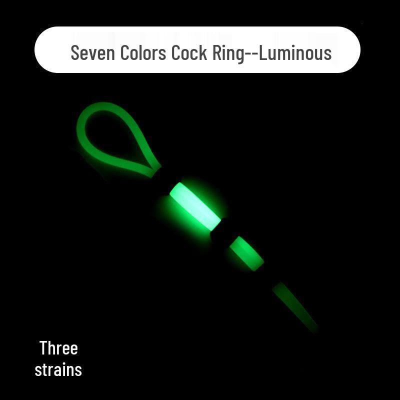 Adjustable Luminous Testicle Ring for Men - Anti-Shedding Erotic Restraint in Stock
