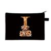 26 letter print size change bag Oxford cloth zipper storage bag Student portable pencil case