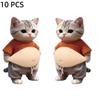 3D Fat Chai Dog Anti Collision Stickers DIY Cute Kitten Soft Silicone Self-Adhesive Stickers Children's Toy Birthday Gift