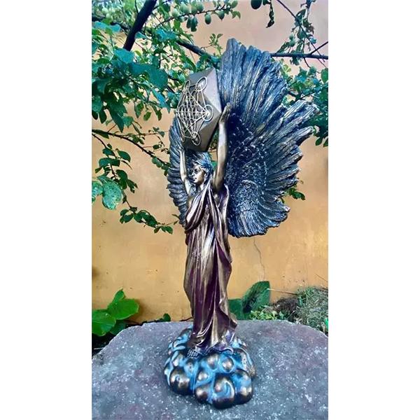 Archangel Metatron Enoch Angel Transformation Religious Statue Resin Handicraft Garden Statue Creative Theme Belief Ornament