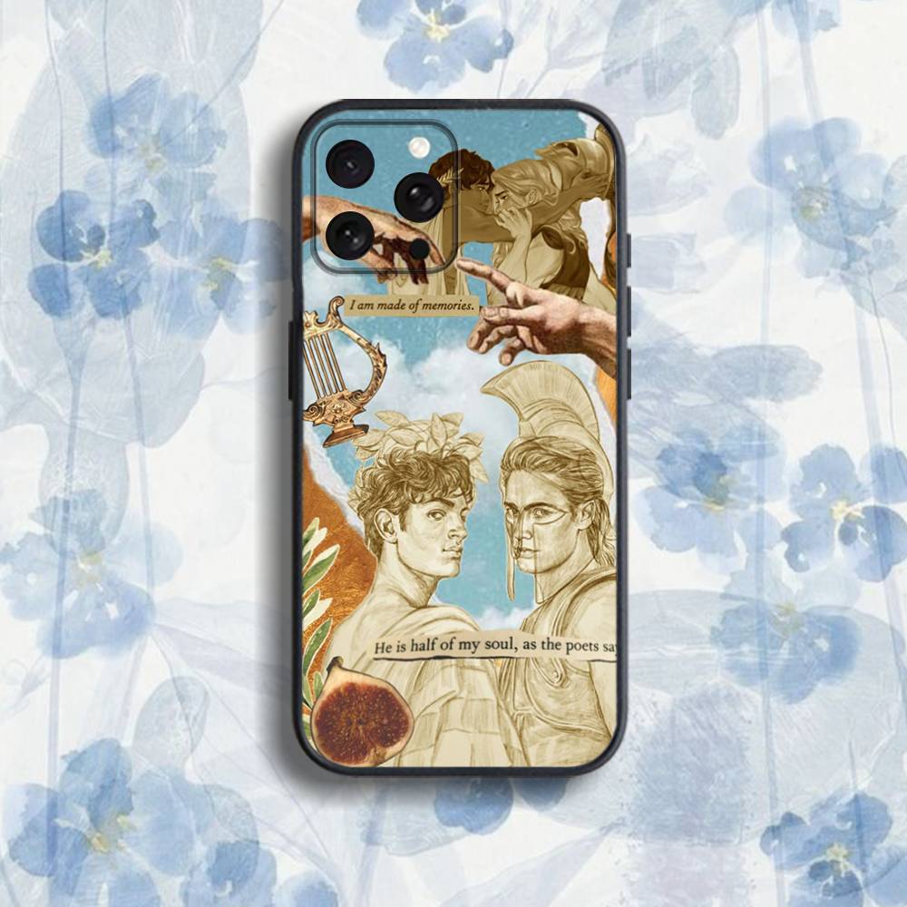 T-The Song-O-OF Achilles Phone Case For iPhone 17,16,15,14,13,12,Pro,Max,Plus,E,SE4,Air,Mini Black Soft Box