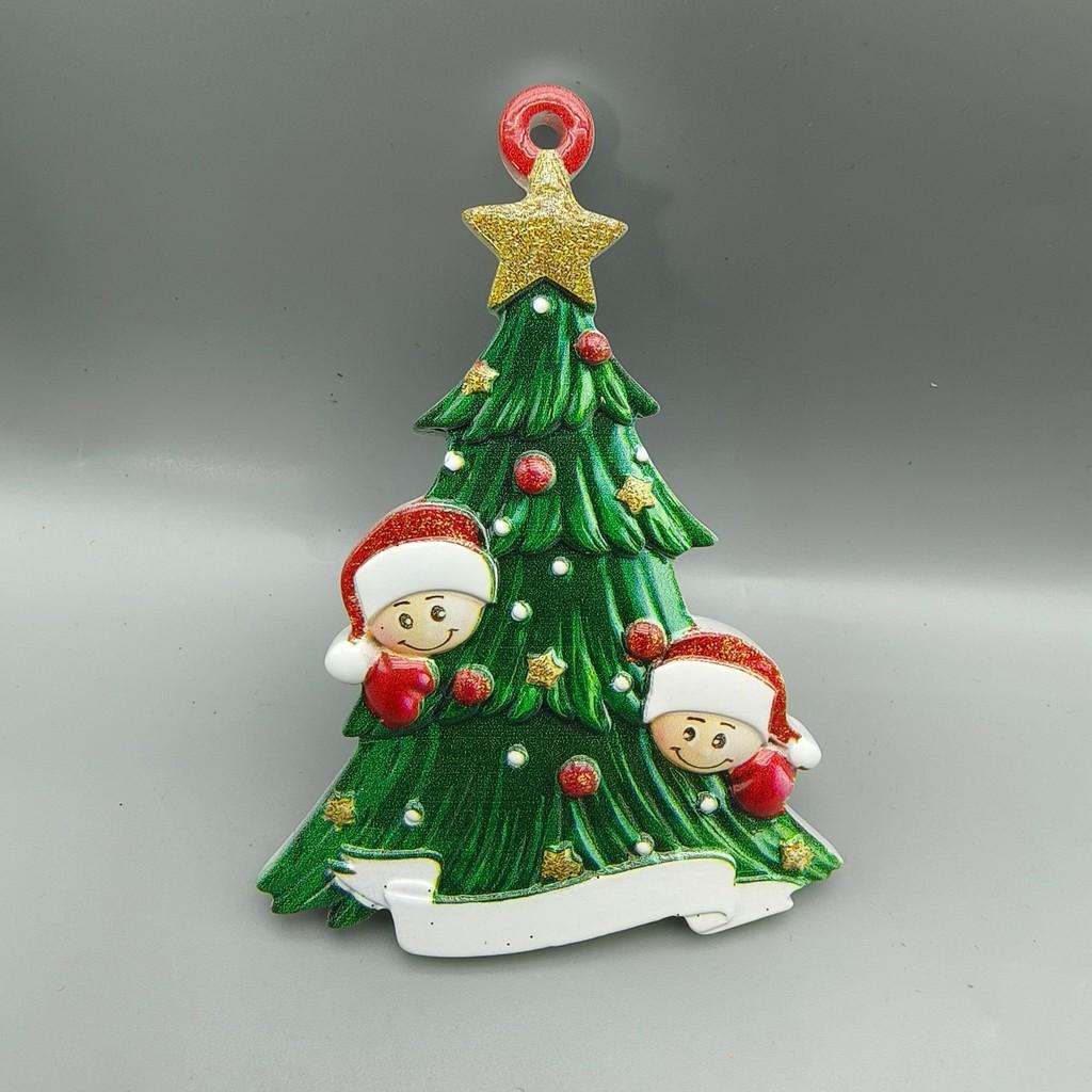 Charming Family Resin Christmas Ornaments For Joyful Holiday Tree Dcor