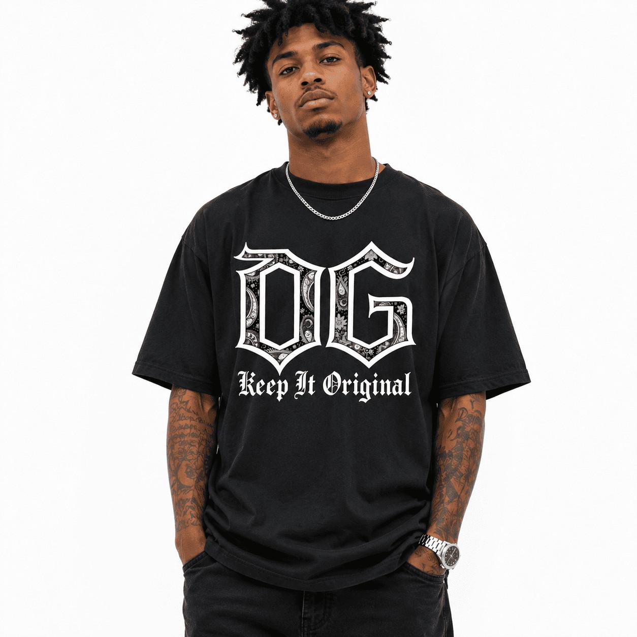 OG Keep It Original Shirt Gothic Graphic Streetwear Tee XL