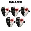 1-20PCS Halloween Cosplay Masquerade Mask Full Face Hand Painted Design for Kids and Adults Party Decoration Costume Accessories