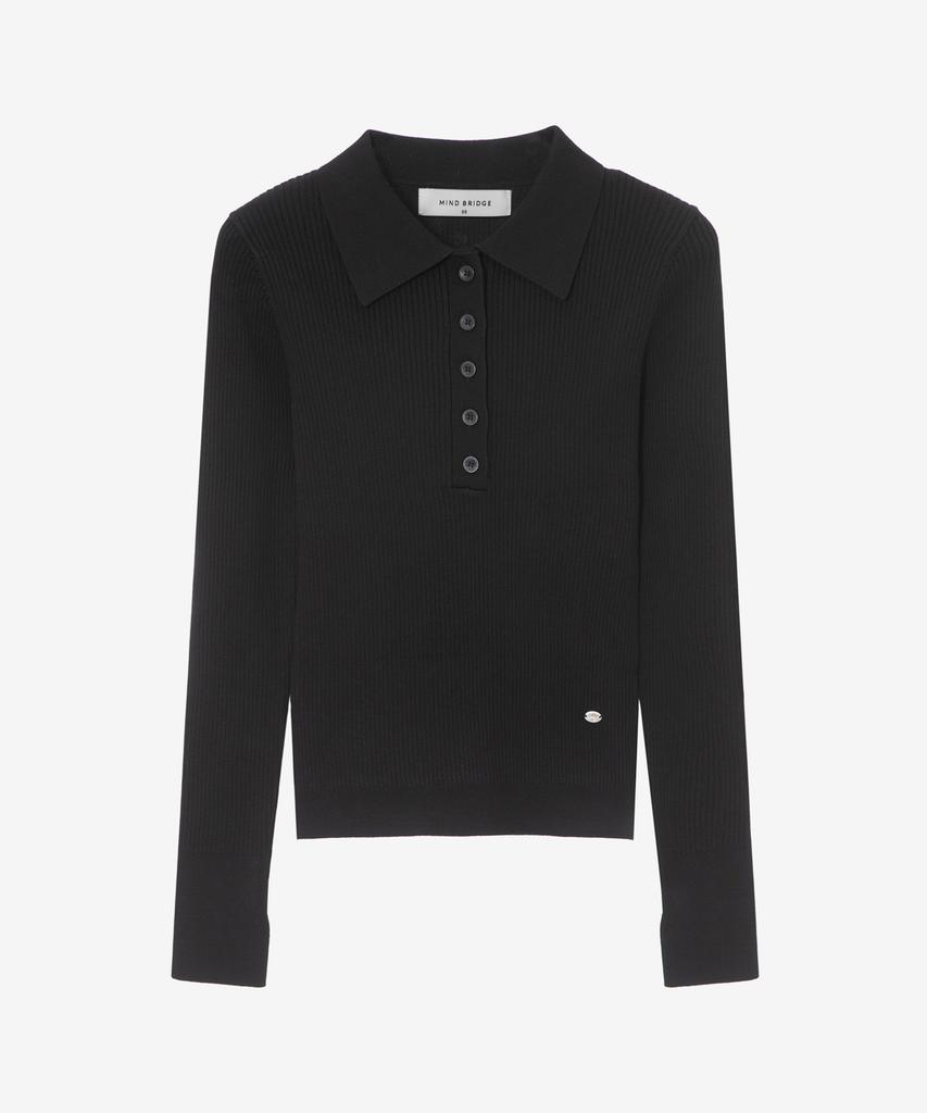 MIND BRIDGE WOMEN [On][W] Slim Fit Ribbed Collar Knit - 4 Colors