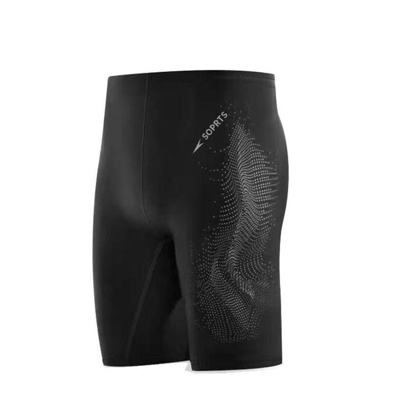 Mens Mid-Length Athletic Swim Trunks Competitive Swimming Water Sports Surf Diving