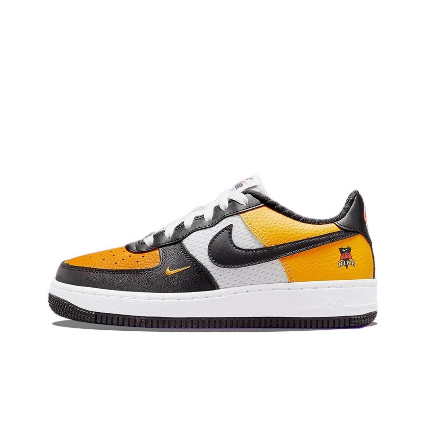 

Новые Nike Air Force 1 Low Черный Золотой Трикотажная сетка GS DQ7779-700 36