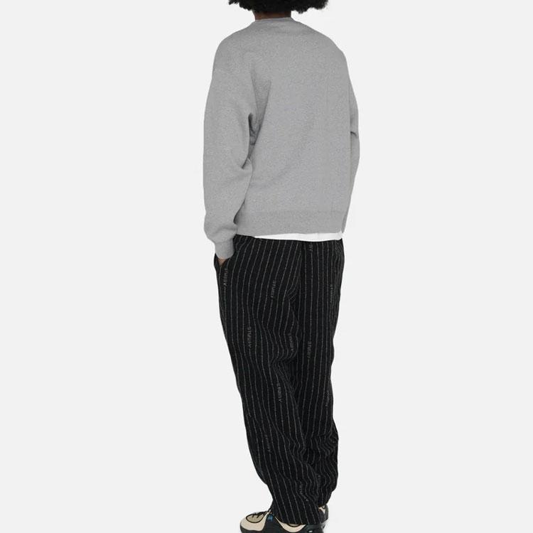 Nike X Stussy Crew Fleece (Asia Sizing) Grey (SS23) Unisex Streetwear DO9338-063