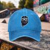 Cool Bear With Sunglasses Washed Baseball Cap Premium Cotton Outdoor Adjustable Unisex Hat