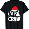 Cousin Crew Family Group Matching Christmas Pajama Party T-Shirt