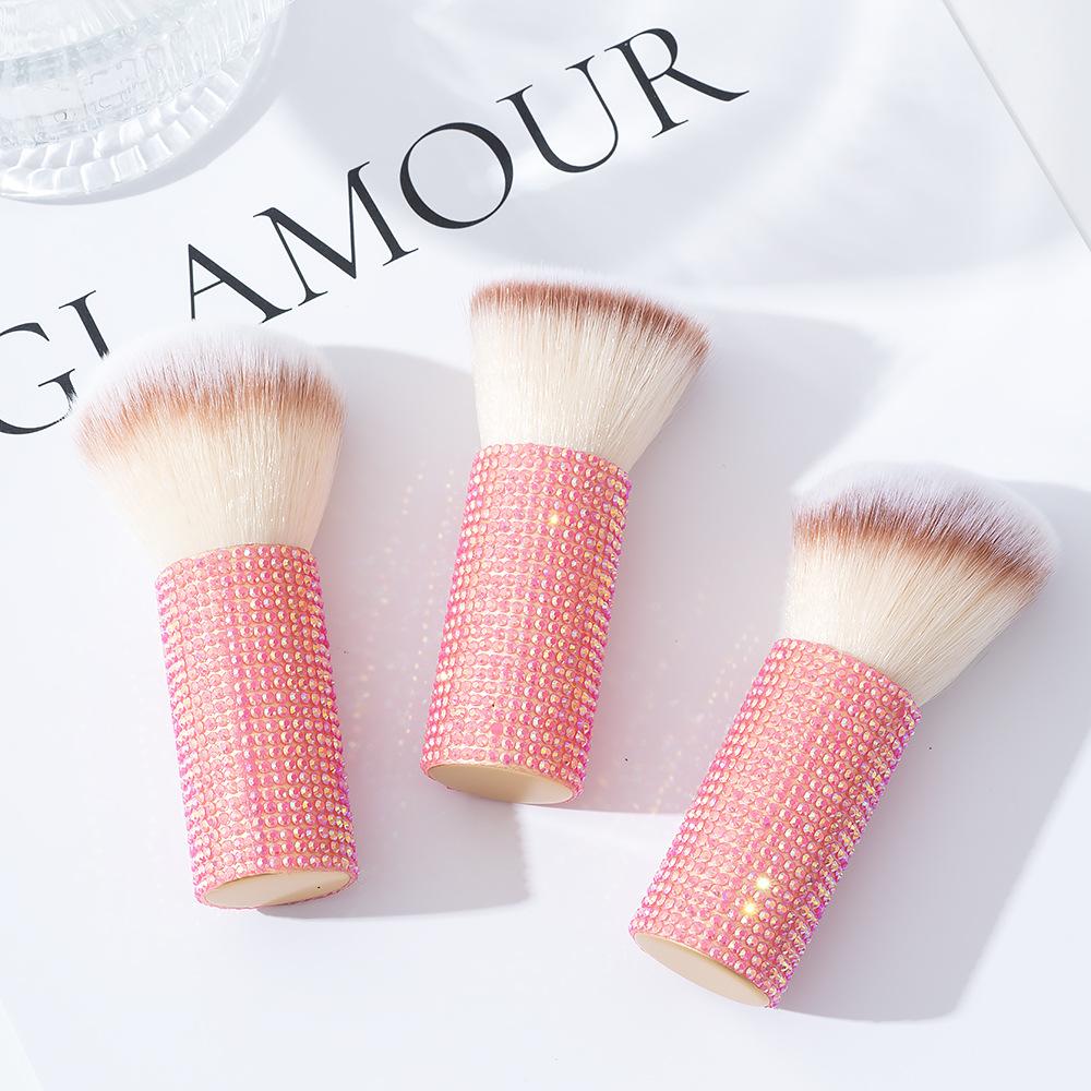 New Diamond Blush Brush Soft Hair Mushroom Head Makeup Brush Highlight Setting Powder Then Carry Loose Powder Foundation Brush