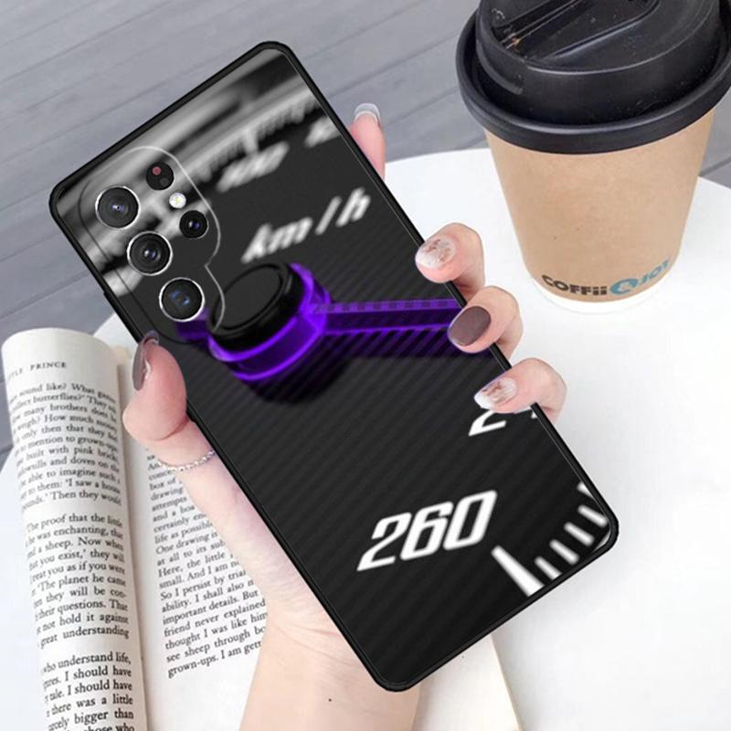 Car Speed Dashboard Phone Case Cover For Samsung Galaxy S24 S25 Ultra S21 S22 Ultra S10E Note 10 Plus Note 20 FE S23