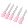 5 Stück Transferpipetten DIY Transparent Kalibrierte Tropfpipette für Epoxidharz Laborexperiment (Rosa)
