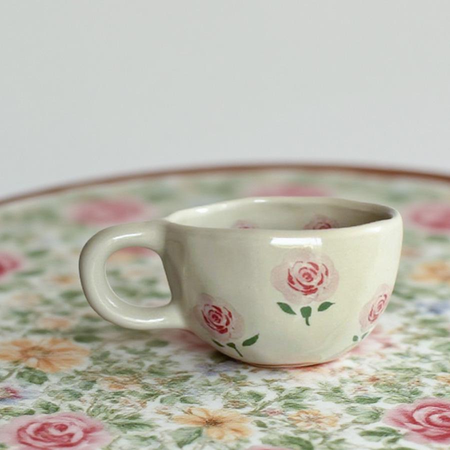 Tazza Lussuosa in Ceramica per Bevande Calde e Fredde - Elegante Tazza da Latte e Caffè con Manico