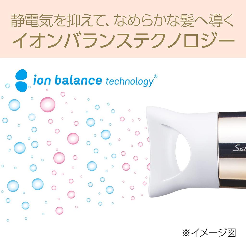 Koizumi Hair Dryer Ion Balance Salon Sense 300 Automatic Switching Ceramic Nozzle White Hot/Cold Far-Infrared KHD-9950/W