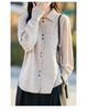Women's Pure Wool Knit Cardigan Jacket - Spring/Autumn 2025 POLO Collar, Korean Style, Slimming, Loose Fit, Button-Up Sweater