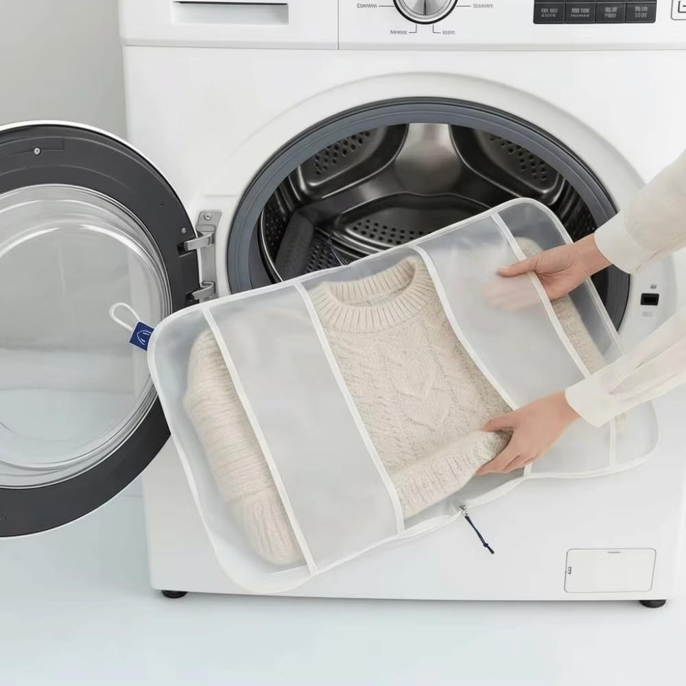 Large Capacity Clothes Protector Bag Zipper Sweater Wash Bag New Filter Mesh Bag