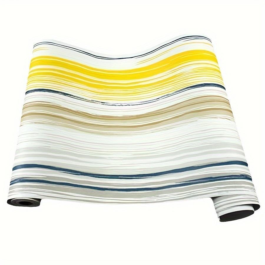 Ivory White Retro Imitation Wood Vertical Pattern Self-adhesive Wood Wallpaper Detachable Vinyl Suitable for Home Decoration