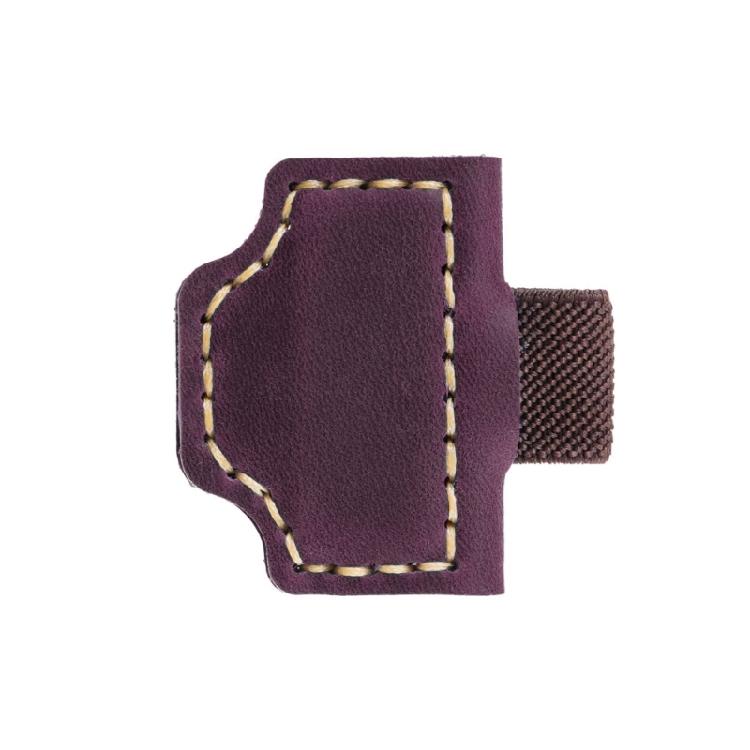 Magnetic Leather Bookmarks with Elastic Pen Holder Book Page Clip Slip Resistant Book Page Divider for Teacher Reader