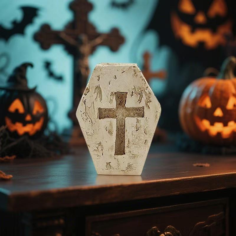 

Halloween mummy resin pendant holiday ornament garden courtyard tree fence pendant decoration