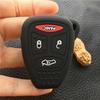 Fit for Chrysler Dodge Jeep 4 Button Remote Smart Key Fob Cover Skin Case
