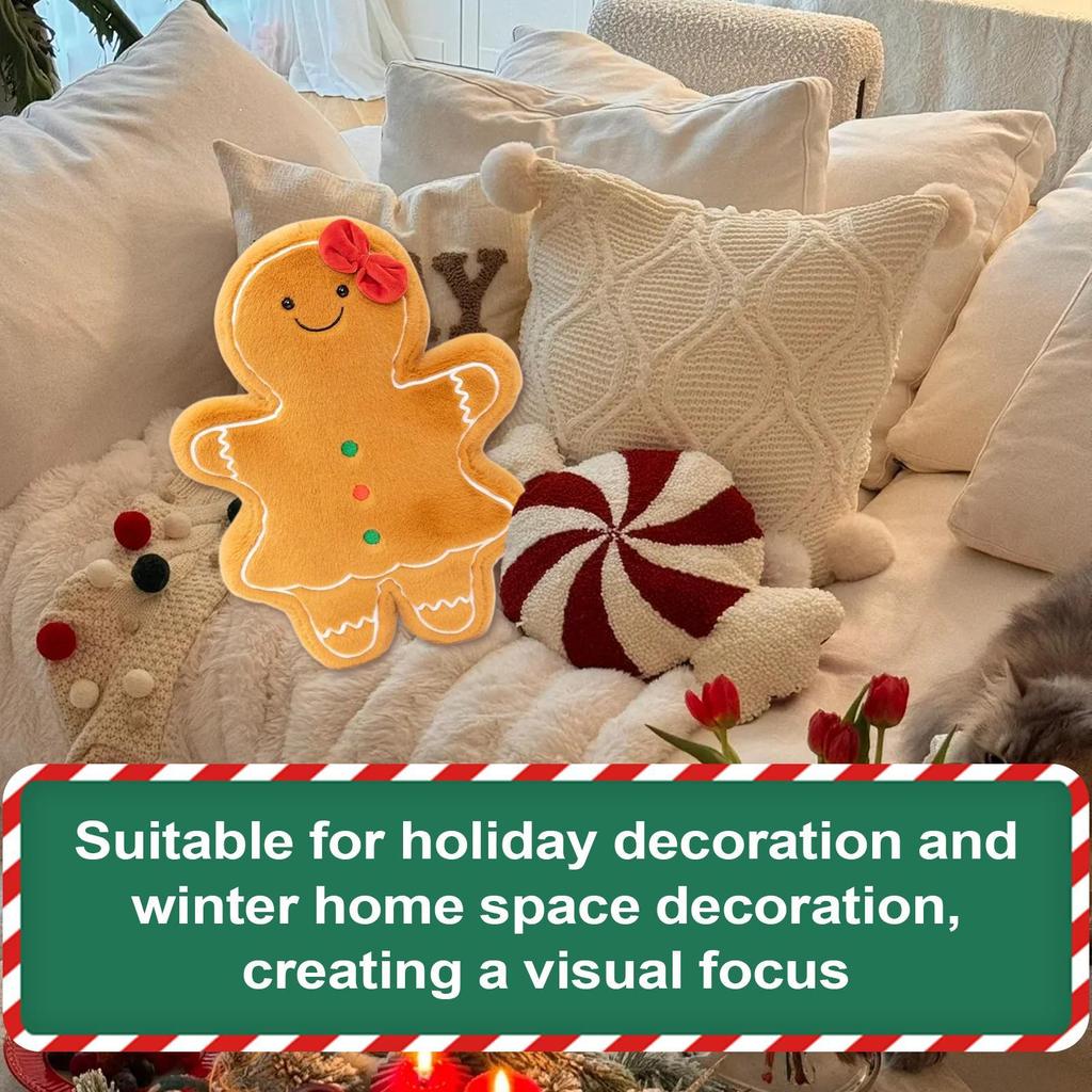 Christmas Couch Pillows Stuffed Christmas Tree Gingerbread Cushion Home Decor Bedside Pillow For Interior Designers Bedroom