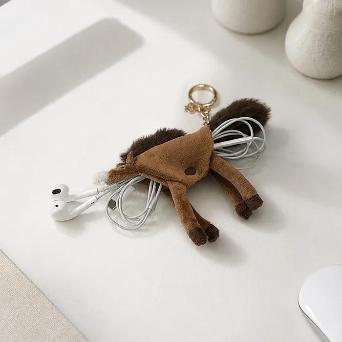 Horse holder doll keyring