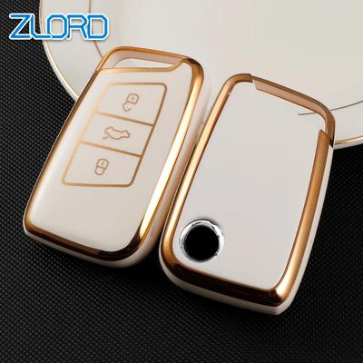 Soft TPU Car Remote Key Case Cover Shell For VW Volkswagen Passat B8 Magotan For Skoda Kodiaq Superb A7 Smart Keyless