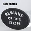 Beware Of Dog Signs Weatherproof & Long Service  Garden Warn Sign Decorative Warning Sign for Private Property Protections
