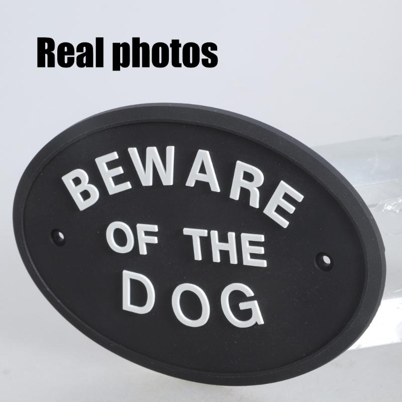 Beware Of Dog Signs Weatherproof & Long Service  Garden Warn Sign Decorative Warning Sign for Private Property Protections