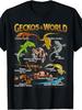 % Made US Geckos Animals of the World Crested Leopard Gecko Lover T-Shirt