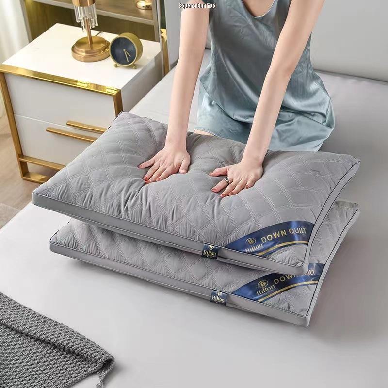 Feather Velvet Soft Pillow Set - Two-Pack for Adults