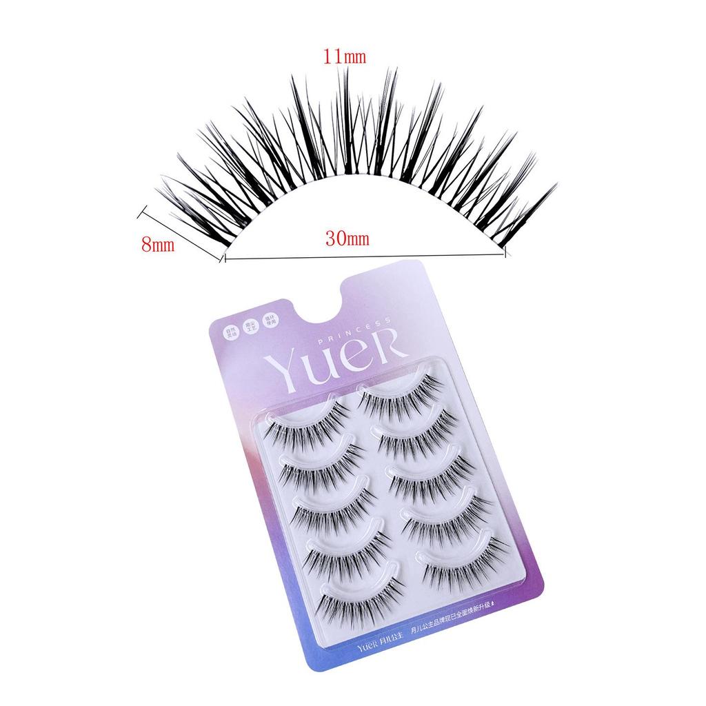 Princess Moon 3D Volumizing Natural Criss-Cross False Eyelashes GM69-GM71