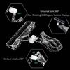 10/5PC Sign Clips for Retail Display Double Sided Sign Holder Clips Clear Acrylic Price Sign Clamps Merchandising Rotatable Clip