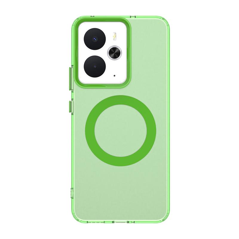 Transparent Phone Case For Realme 14T Case For Realme 14T 5G Magnetic Adsorption Wireless Charge Back Cover For Realme 14T Case
