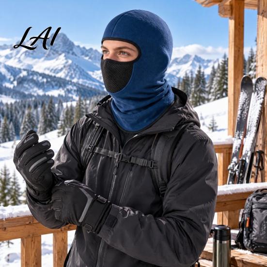 Cold Weather Face Cover Fleece Balaclava Ski Mask for Fall Winter Windproof Warm Full Cover Neck Gaiter Outdoor Cycling Motorcycle Riding Skiing