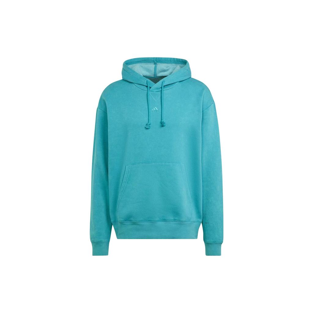 Adidas All Season Garment-Wash Hoodie Men Hoodies Arctic-Blue IB4074