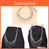 Hip Hop Star Metal Waist Chain For Men Women Youths With Multilayer Vintage Design