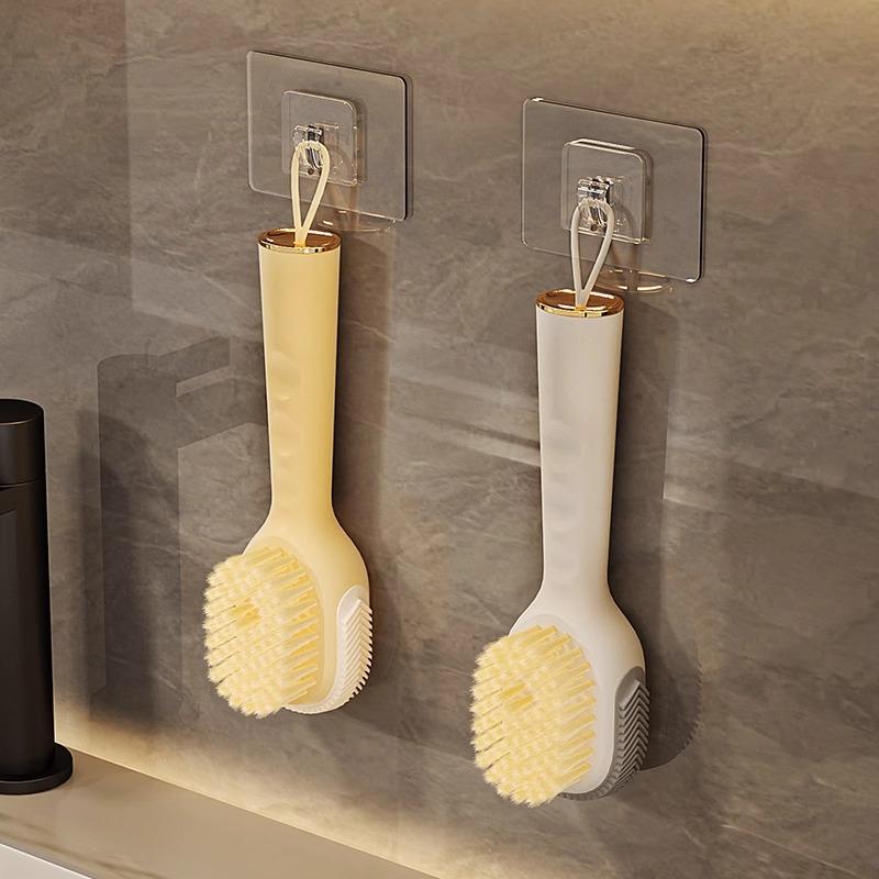 The Soft-bristled Shoe Brush with Liquid Addition Can Be Pressed Out To Clean and Brush Shoes Without Damaging Them