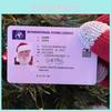 Licență de condus premium Moș Crăciun Card cadou de Crăciun Noutate Material Plastic