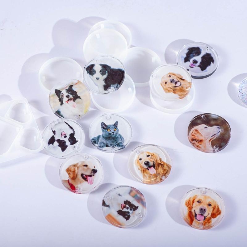 Musical Carousel DIY Silicone Mold for Music-Box Umbrella Bottom and Cover Mold DIY Movement Materials Round Brand Mold