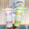 Cute Fashion Girls Insulated Stainless Steel Travel Mug With Handle For Office And Outdoors