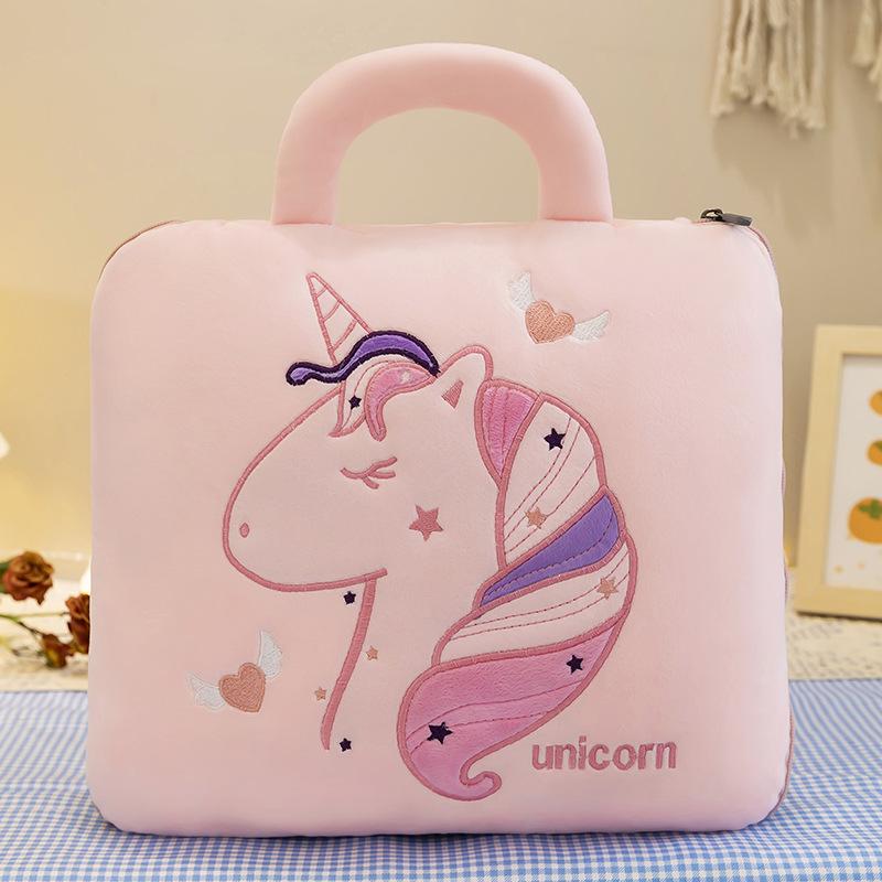 

Мультяшная подушка для сна и складное одеяло: Многофункциональная подушка для офиса, автомобиля, спинки сиденья, с кондиционером Special Price (Blanket Only)