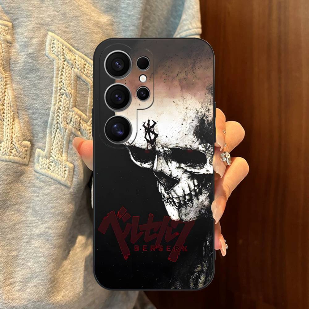 Comic Cool Berserk Phone Case For Samsung S 24 Fe 25 Ultra Plus 20 Lite 21 30 22 23 24 22 Ultra 5G Fundas