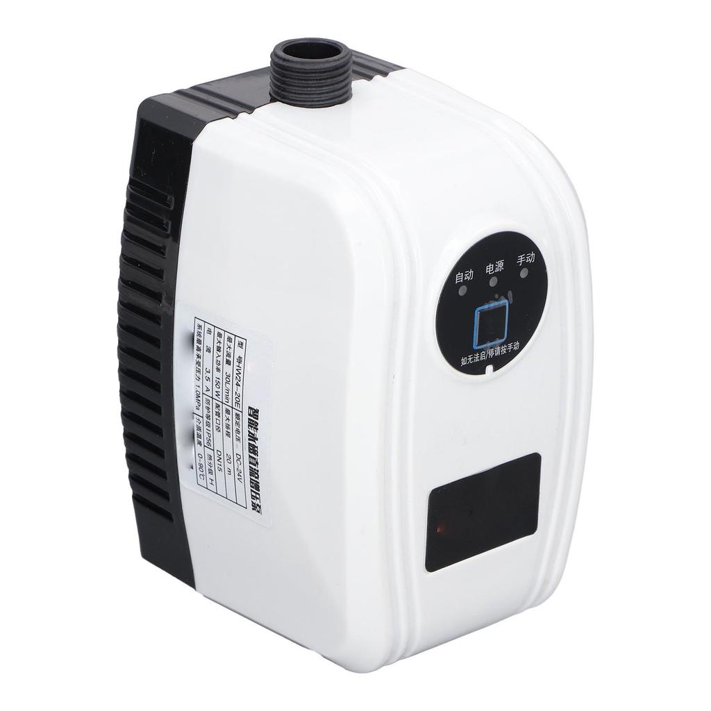 Water Pressure Booster Pump 150W 30L Per Minute 20m Lift IP56 Automatic Shower Booster Pump 100‑240V EU Plug