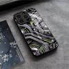 Mechanical Components Phone Case For IPhone 17 Air 16 E Pro Max 15 14 13 Mini 12 Pro 11 Max Plus Black Glass Cover