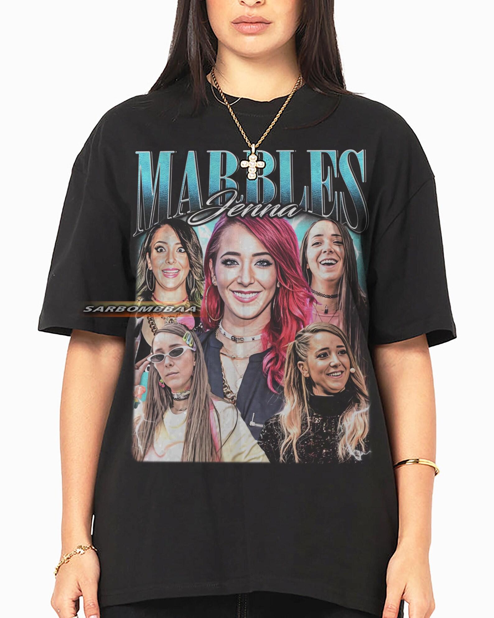 Jenna Marbles Graphic T-Shirt, Unisex Y2K Streetwear XL