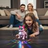 Programmable Remote Control Robot Cat for Kids Interactive Robotic Cat, RC Robot with Touch Sensing, LED Eyes, Dance